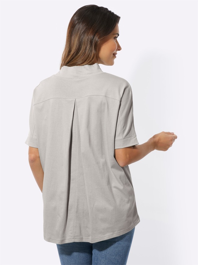 Classic Basics Stehkragenshirt »Kurzarm-Shirt« 1 Stk.