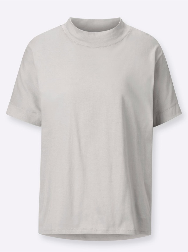 Classic Basics Stehkragenshirt »Kurzarm-Shirt« 1 Stk.