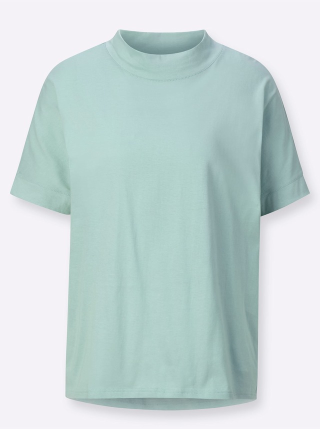 Classic Basics Stehkragenshirt »Kurzarm-Shirt« 1 Stk.