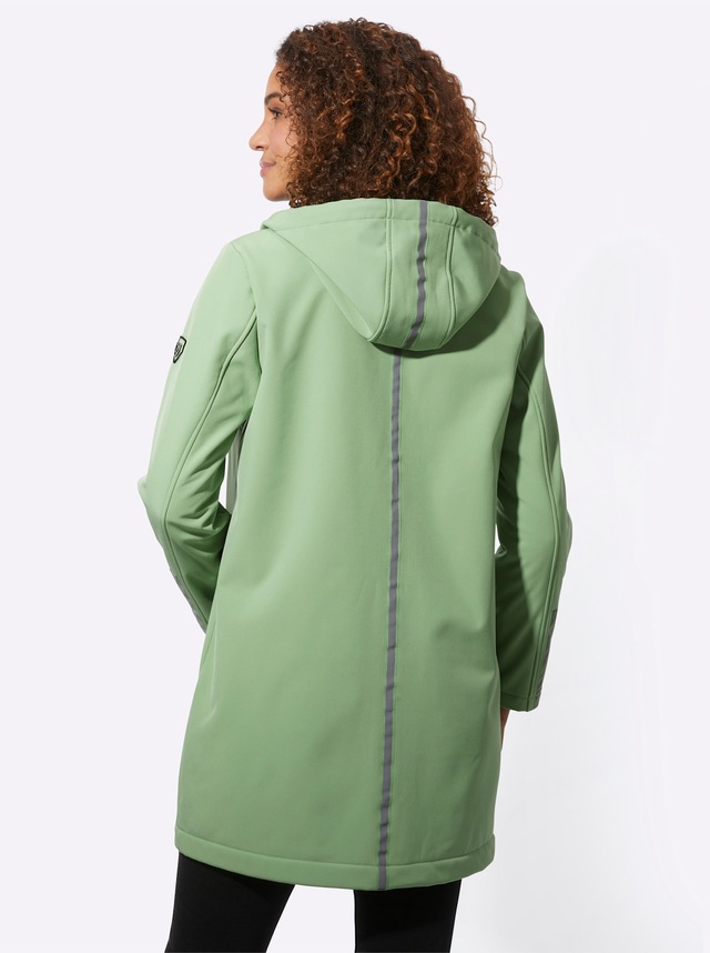 Casual Looks Softshelljacke mit Kapuze
