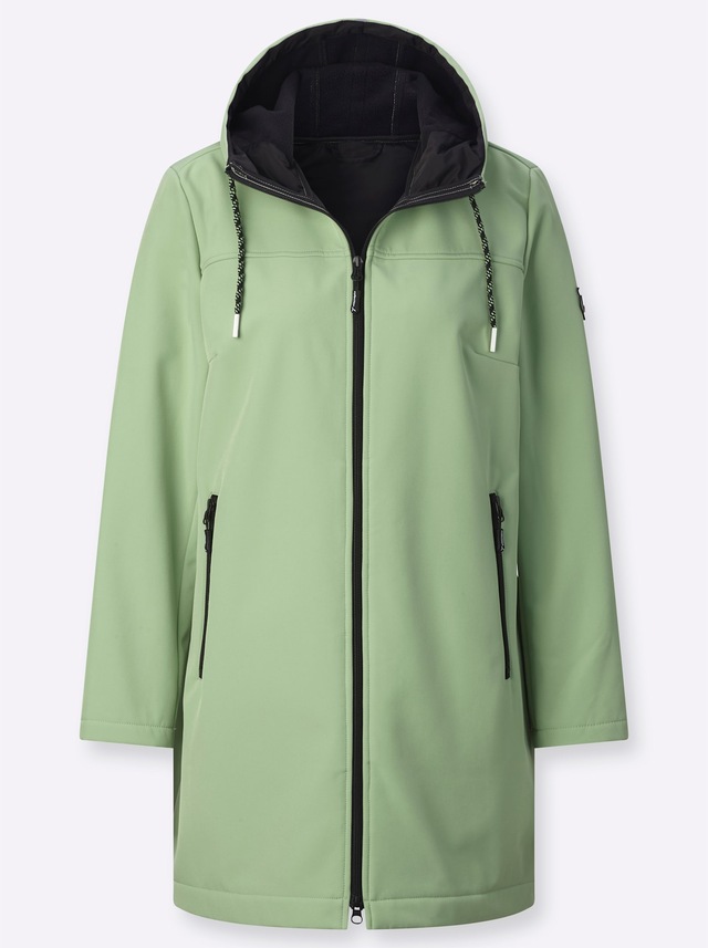 Casual Looks Softshelljacke mit Kapuze