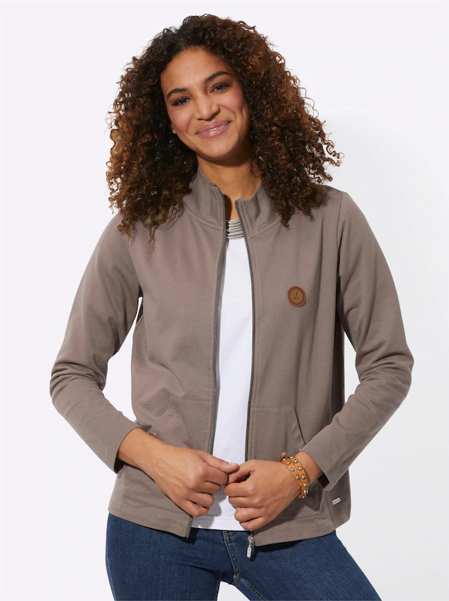 Casual Looks Shirtjacke »Sweatjacke« 1 Stk.