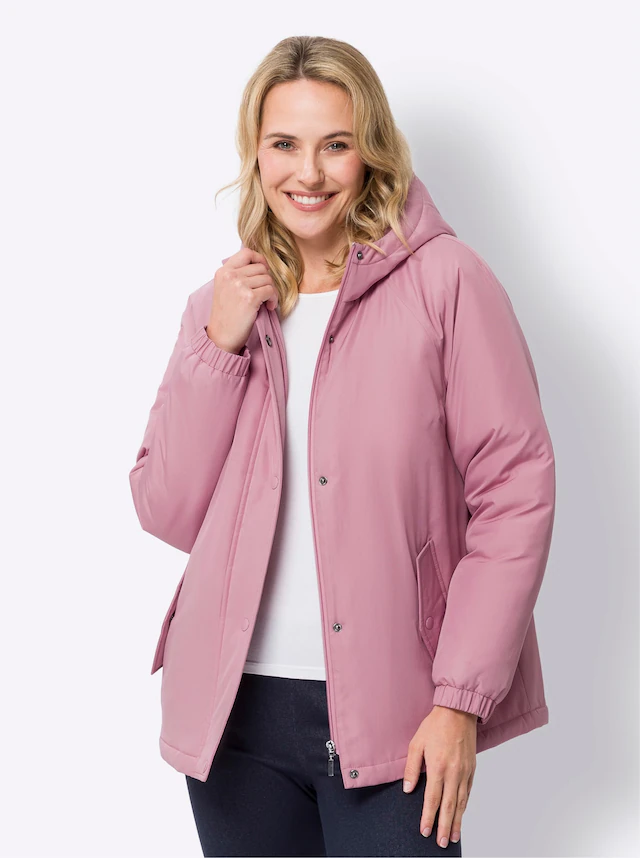Classic Basics Langjacke mit Kapuze