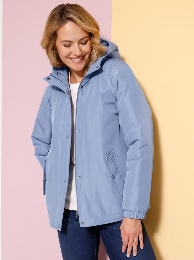 Classic Basics Langjacke mit Kapuze