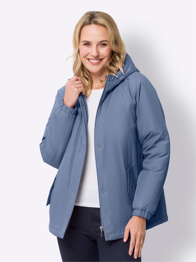 Classic Basics Langjacke mit Kapuze
