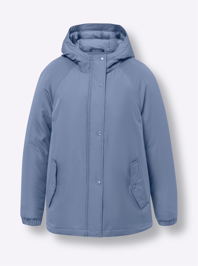 Classic Basics Langjacke mit Kapuze