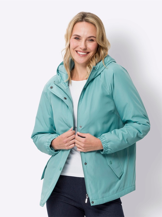 Classic Basics Langjacke mit Kapuze