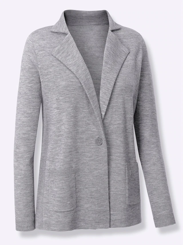 CREATION L PREMIUM Jacquardstrickjacke