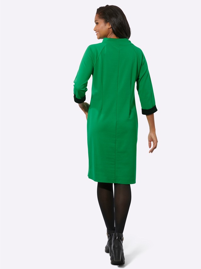 Inspirationen Jerseykleid »Jersey-Kleid« aufgesetzte Taschen