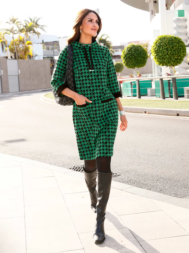 Inspirationen Jerseykleid »Jersey-Kleid« aufgesetzte Taschen