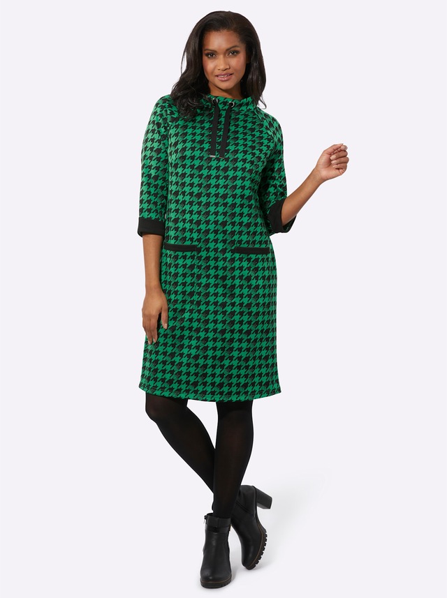 Inspirationen Jerseykleid »Jersey-Kleid« aufgesetzte Taschen