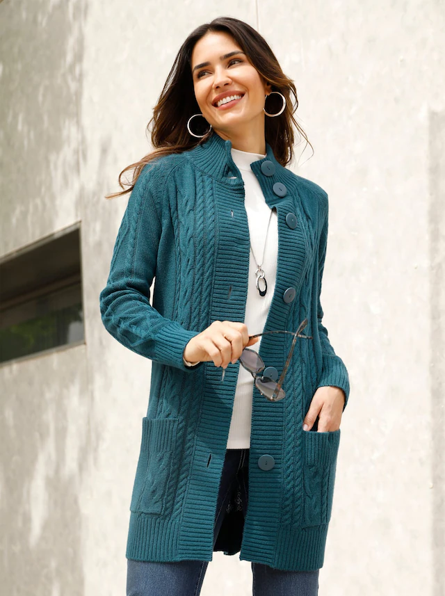 Classic Basics Strickjacke