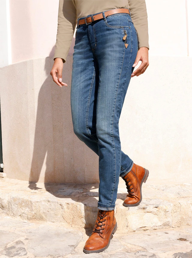 Casual Looks 5-Pocket-Jeans 1