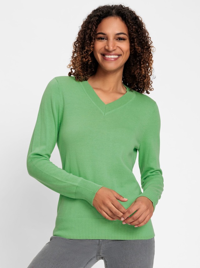 Casual Looks V-Ausschnitt-Pullover »V-Ausschnitt-Pullover«