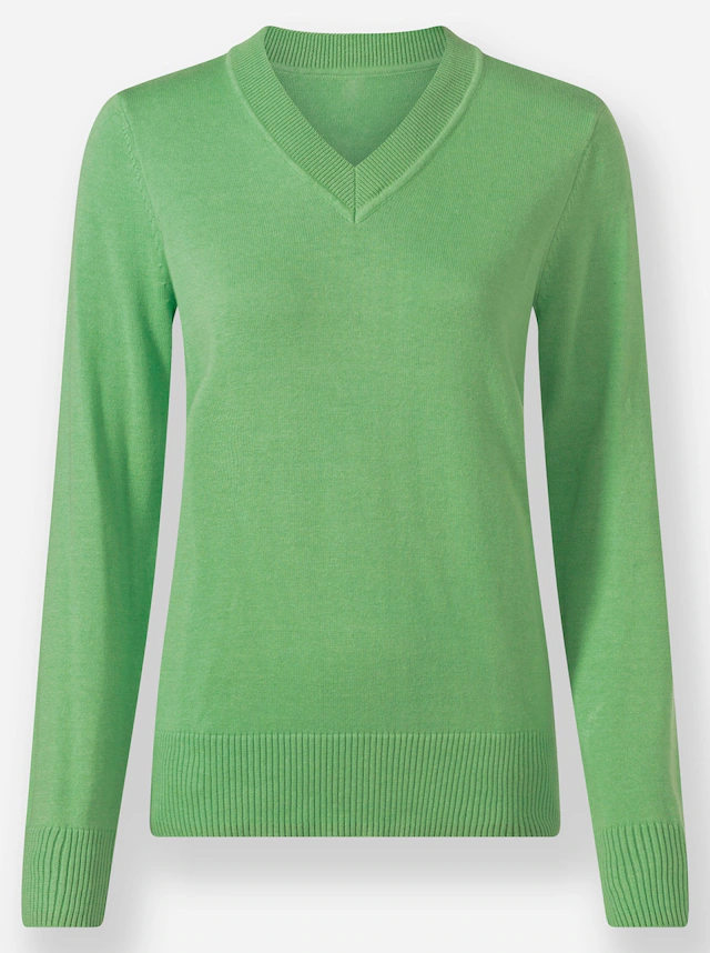 Casual Looks V-Ausschnitt-Pullover »V-Ausschnitt-Pullover«