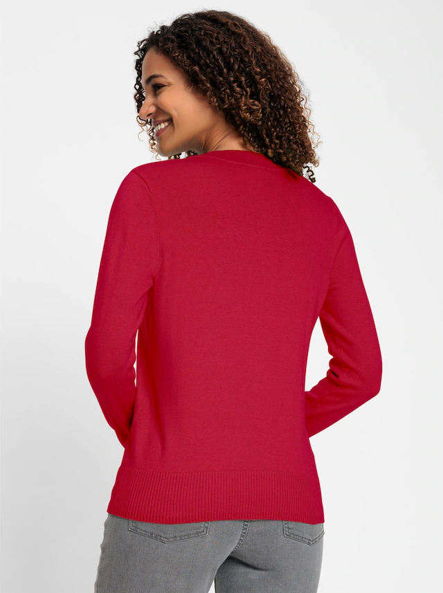 Casual Looks V-Ausschnitt-Pullover »V-Ausschnitt-Pullover«