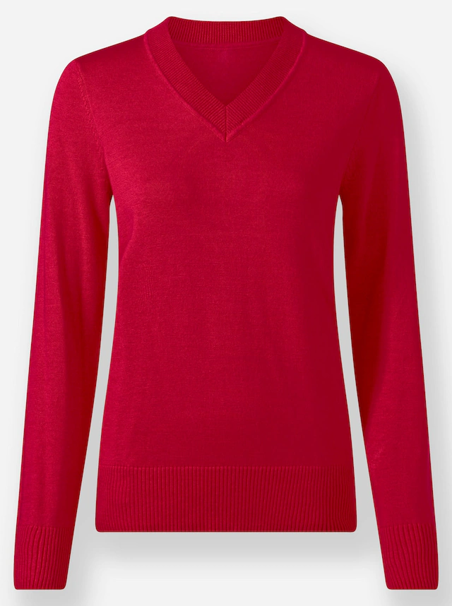 Casual Looks V-Ausschnitt-Pullover »V-Ausschnitt-Pullover«