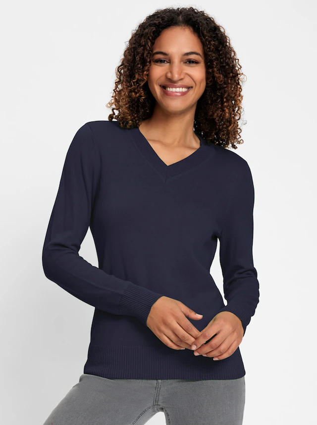 Casual Looks V-Ausschnitt-Pullover »V-Ausschnitt-Pullover«
