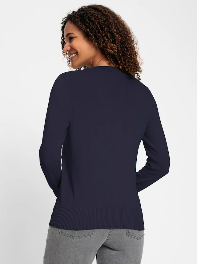 Casual Looks V-Ausschnitt-Pullover »V-Ausschnitt-Pullover«