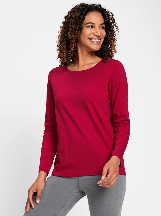 Rundhalsshirt »Rundhals-Shirt« 1 Stk.