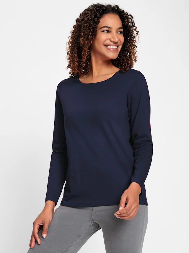 Rundhalsshirt »Rundhals-Shirt« 1 Stk.