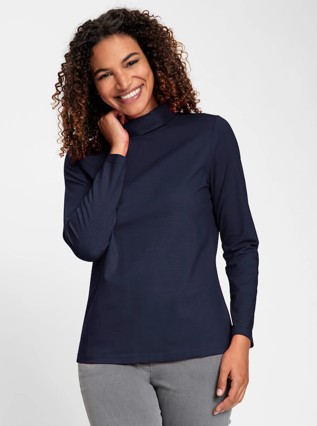 Casual Looks Rollkragenshirt »Rollkragen-Shirt« 1 Stk.