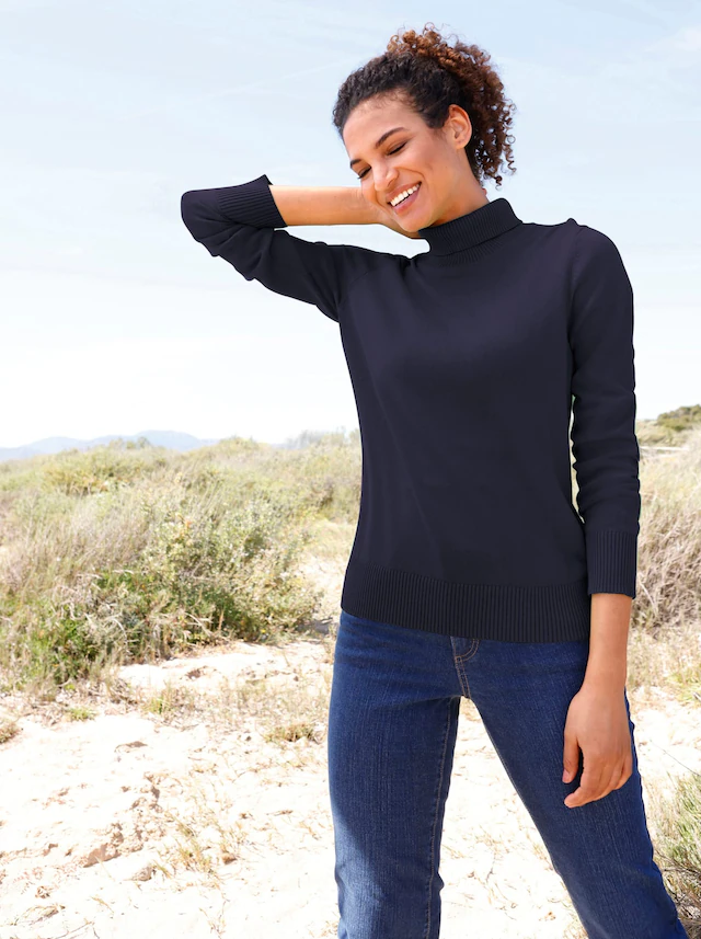 Casual Looks Rollkragenpullover »Pullover«