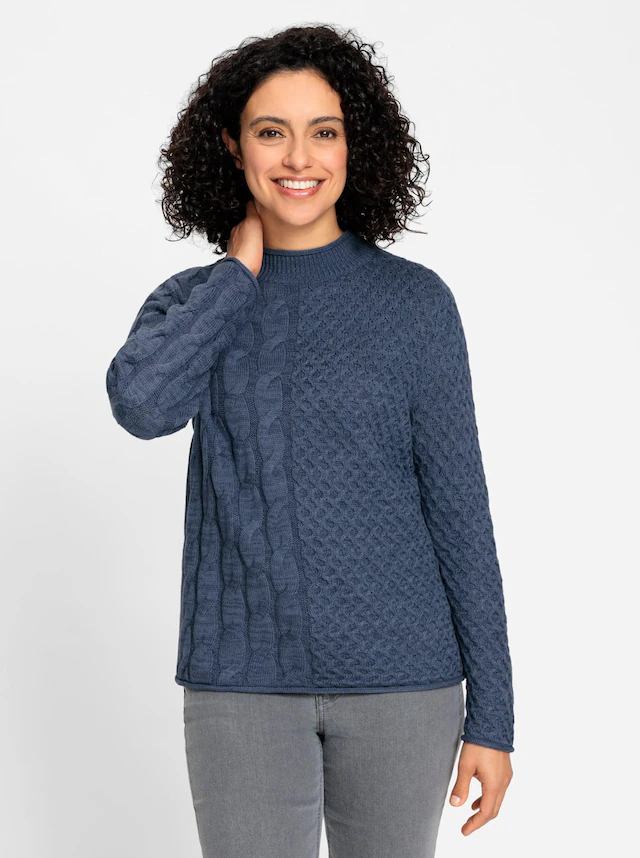 Inspirationen Stehkragenpullover »Stehkragen-Pullover«