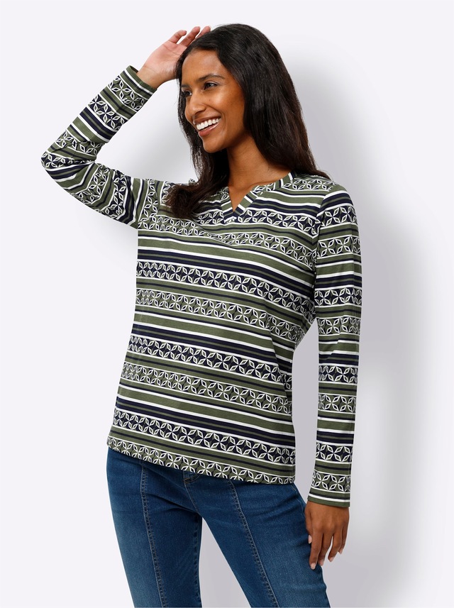 heine Langarmshirt »Druck-Shirt« 1 Stk.