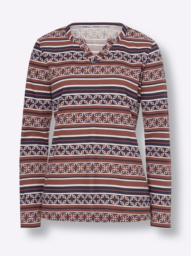 heine Langarmshirt »Druck-Shirt« 1 Stk.