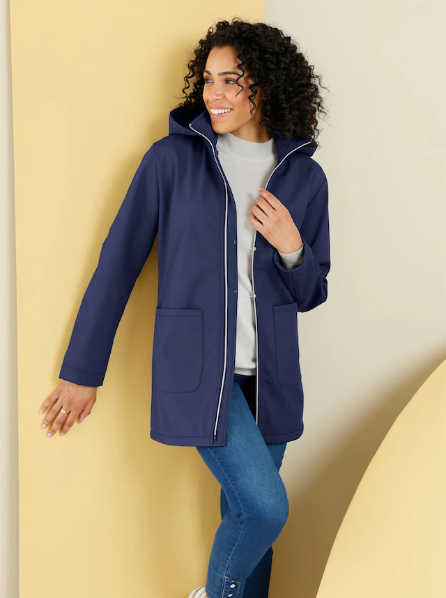 Classic Basics Softshelljacke mit Kapuze