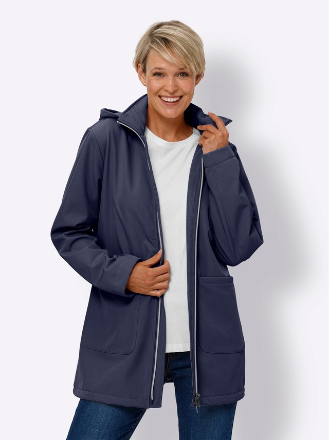 Classic Basics Softshelljacke mit Kapuze