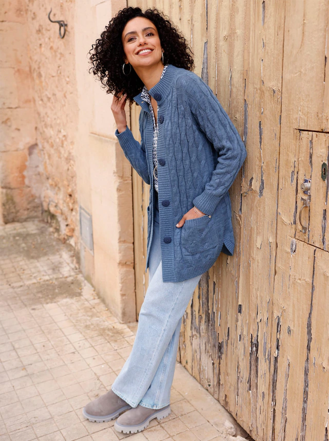 Inspirationen Longstrickjacke