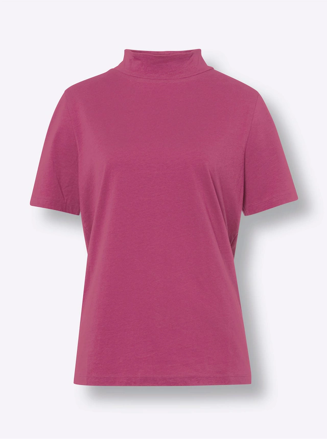 Classic Basics Stehkragenshirt »Kurzarm-Shirt« 1 Stk.