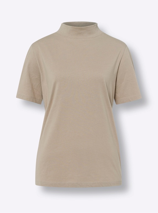 Classic Basics Stehkragenshirt »Kurzarm-Shirt« 1 Stk.