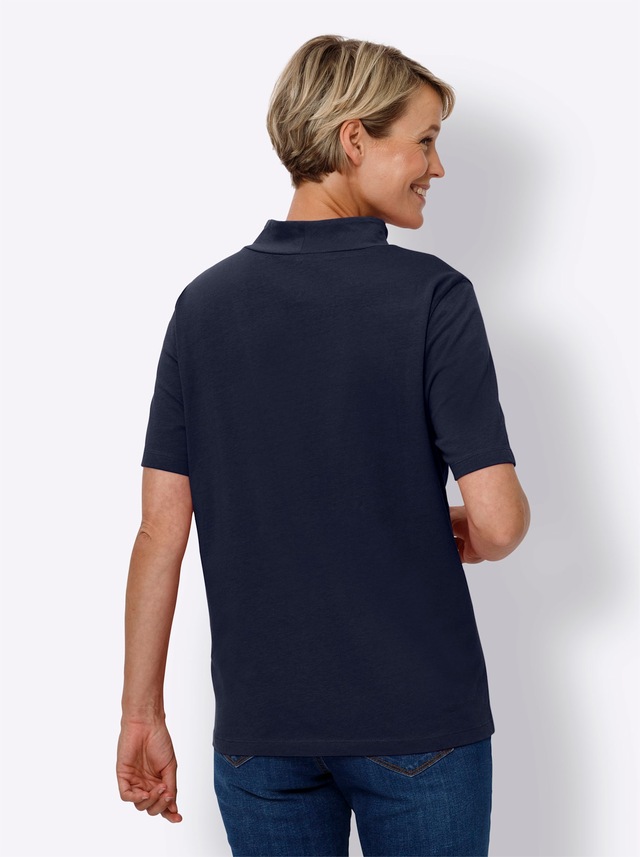 Classic Basics Stehkragenshirt »Kurzarm-Shirt« 1 Stk.