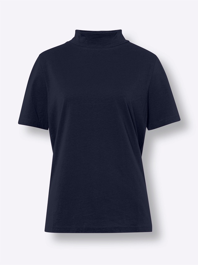 Classic Basics Stehkragenshirt »Kurzarm-Shirt« 1 Stk.