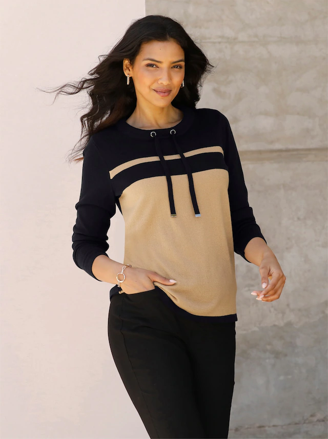 Classic Basics Rundhalspullover »Langarm-Pullover«