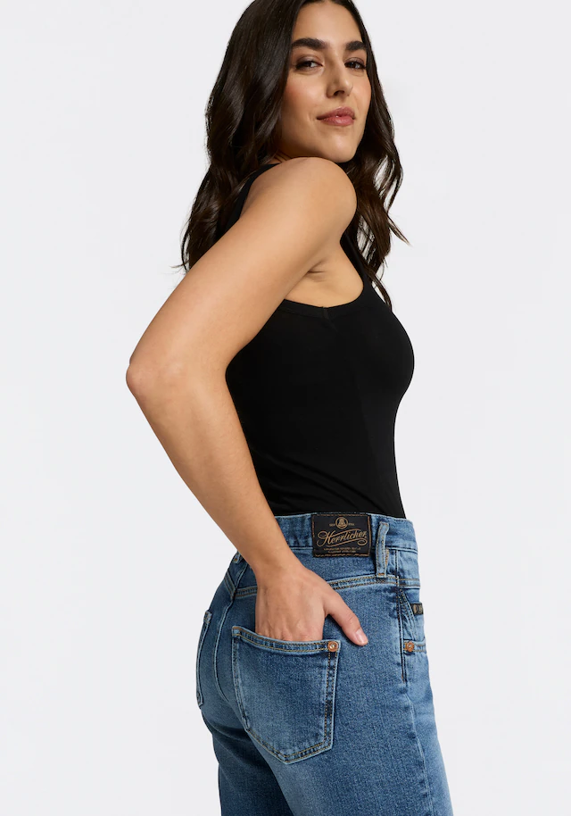 Herrlicher 5-Pocket-Jeans »Breezy Cropped Denim« Straight Fit