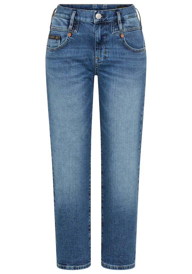 Herrlicher 5-Pocket-Jeans »Breezy Cropped Denim« Straight Fit