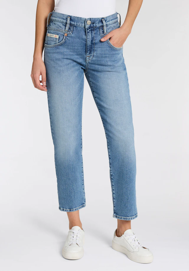 Herrlicher 5-Pocket-Jeans »Breezy Cropped Denim« Straight Fit
