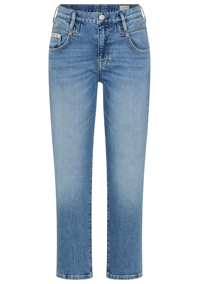 Herrlicher 5-Pocket-Jeans »Breezy Cropped Denim« Straight Fit