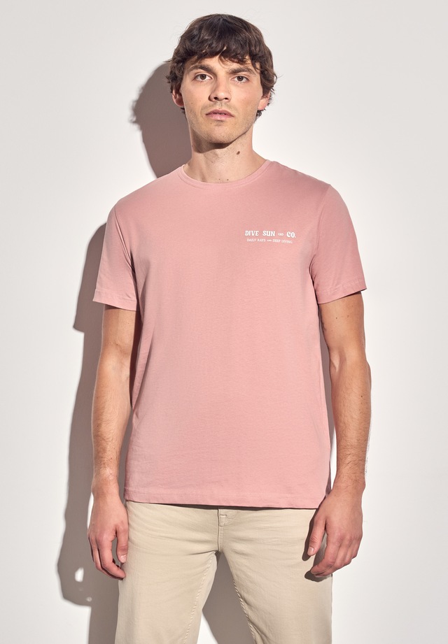 STREET ONE MEN T-Shirt mit Rundhalsausschnitt