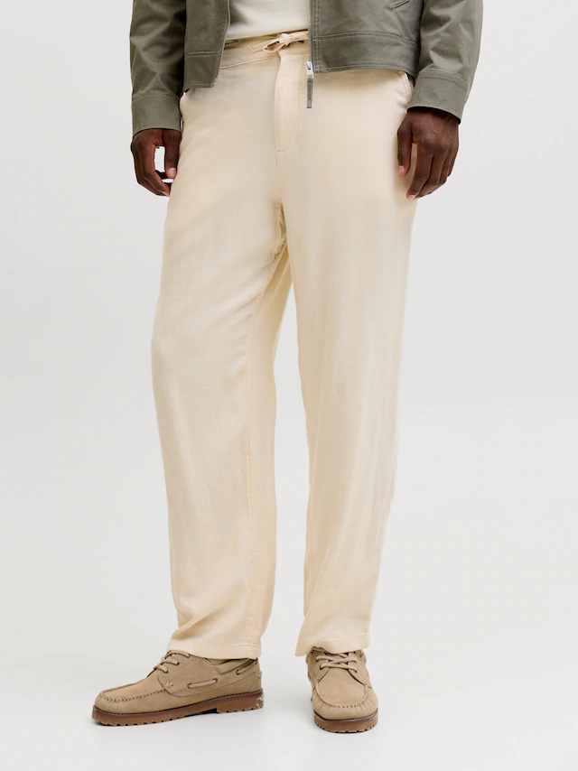 Jack & Jones Chinohose »JPSTKARL MYKONOS LINEN BLEND CHINO«