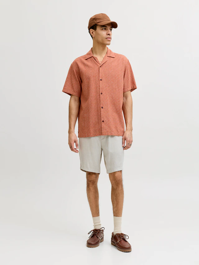 Jack & Jones Chinoshorts »JPSTACE MYKONOS LINEN BLEND SHORTS SRT«