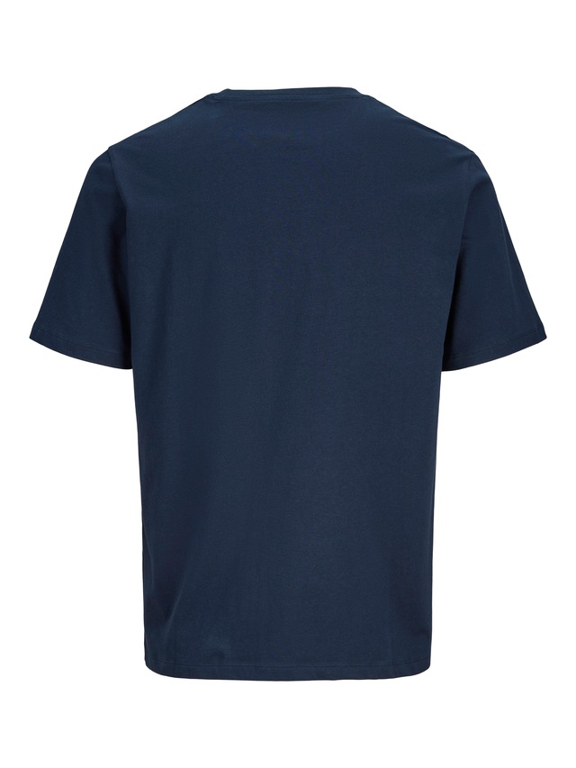 Jack & Jones Rundhalsshirt »JJHONOLULU SHAPE TEE SS CREW NECK« Baumwolle, regular fit