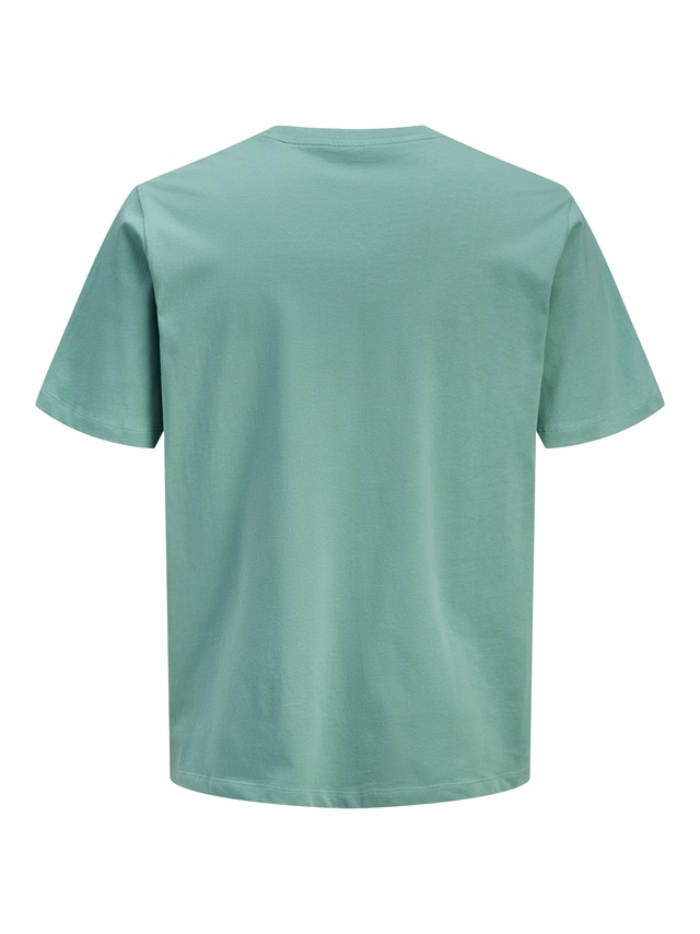 Jack & Jones Rundhalsshirt »JJHONOLULU SHAPE TEE SS CREW NECK« Baumwolle, regular fit