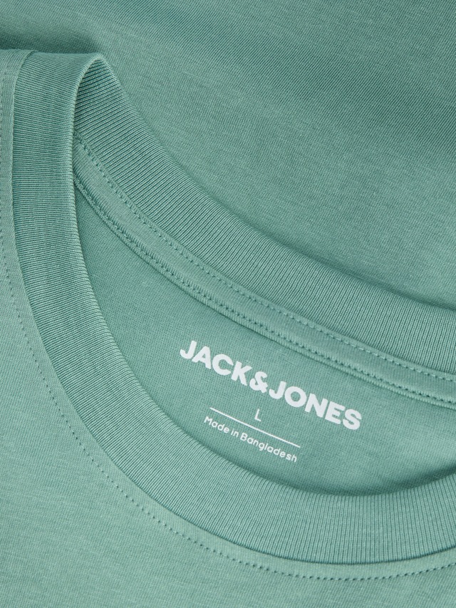 Jack & Jones Rundhalsshirt »JJHONOLULU SHAPE TEE SS CREW NECK« Baumwolle, regular fit