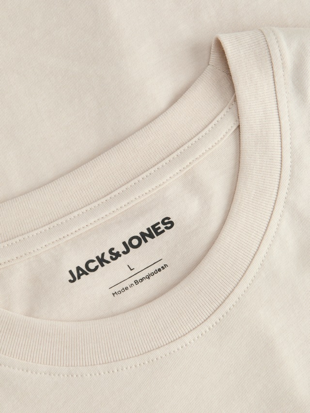Jack & Jones Rundhalsshirt »JJHONOLULU SHAPE TEE SS CREW NECK« Baumwolle, regular fit