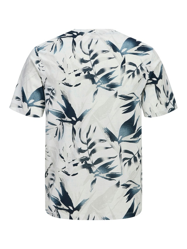 Jack & Jones Rundhalsshirt »JJHONOLULU AOP TEE SS CREW NECK« Baumwolle, regular fit